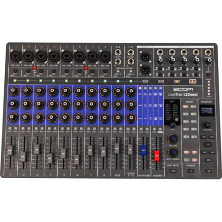 Zoom LiveTrak L12next - cyfrowy mikser i rejestrator audio